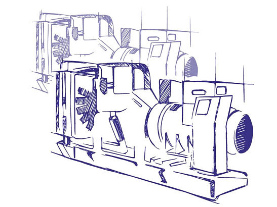 Многоагрегатный энергокомплекс  АД 2500-Т400 Baudouin