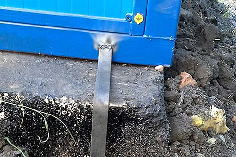 Подключение контура заземления